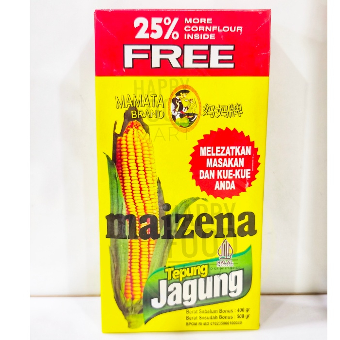 

[HALAL] MAMATA MAIZENA 500 GRAM/TEPUNG JAGUNG
