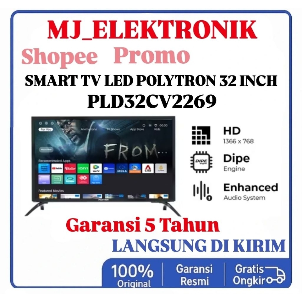 SMART TV POLYTRON 32 INCH