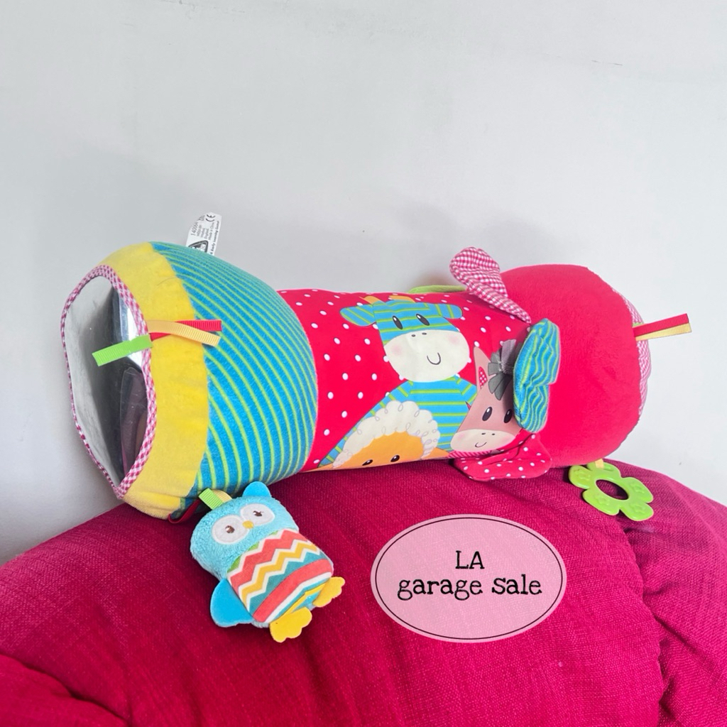 preloved ELC blossom farm tummy time roller mothercare toys mainan pillow bantal