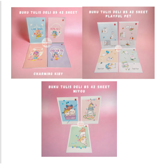 

Buku tulis sekolah DELI PER PAK Murah isi 10pcs