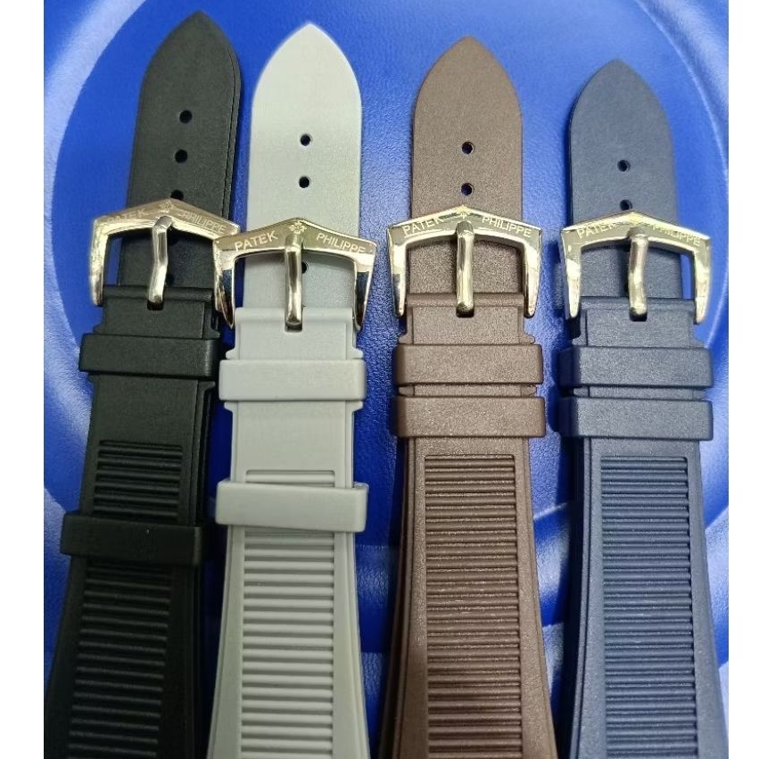 Strap Tali Jam Patek Philipe Nautilus 5711 Geneve Rubber Embos Premium Tali Jam Patek Philipe Nautil