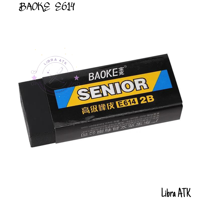 

BAOKE E614 Penghapus 2B hitam per pcs