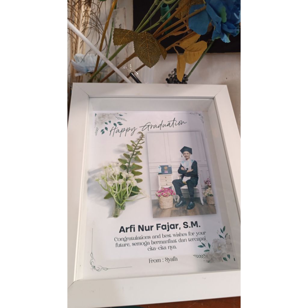 Bingkai wisuda,bingkai seserahan 3D