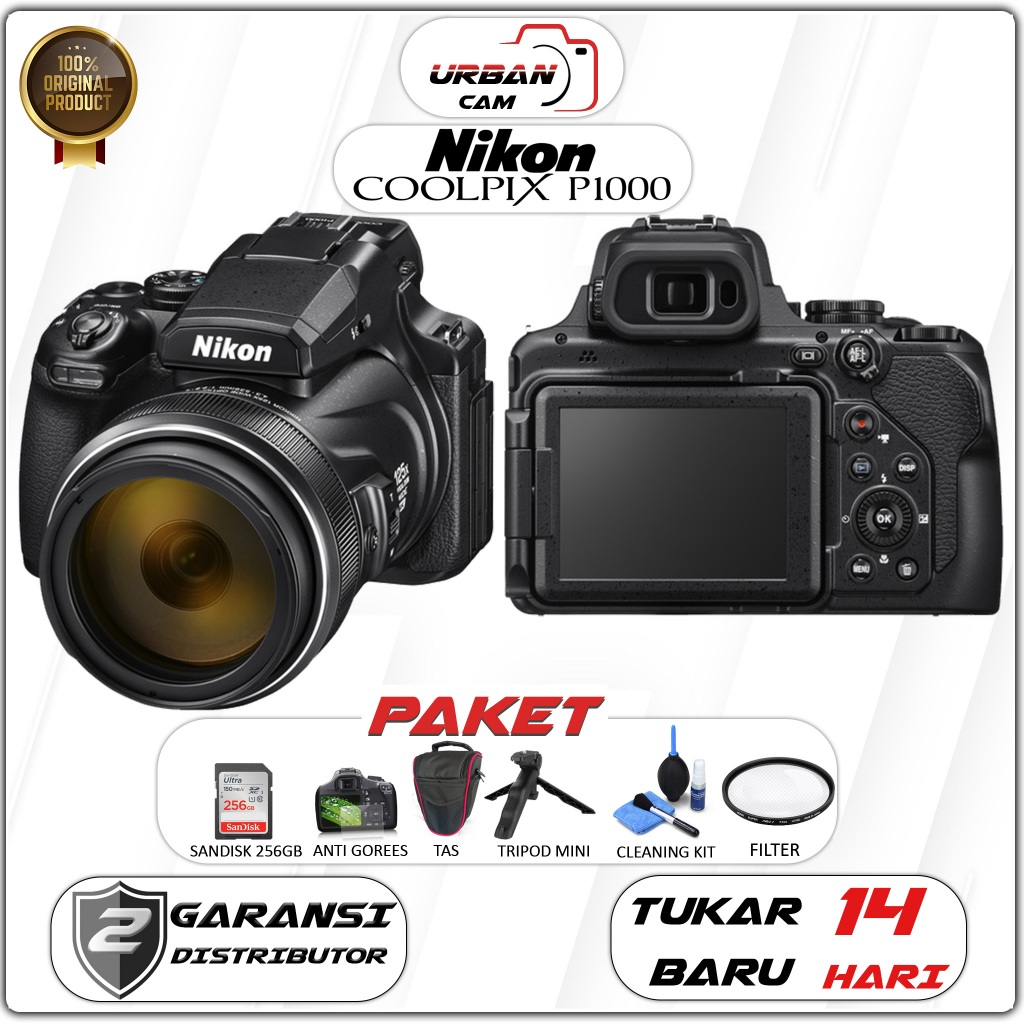 Nikon COOLPIX P1000 Digital Camera / Nikon P1000 / Kamera Nikon COOLPIX P 1000