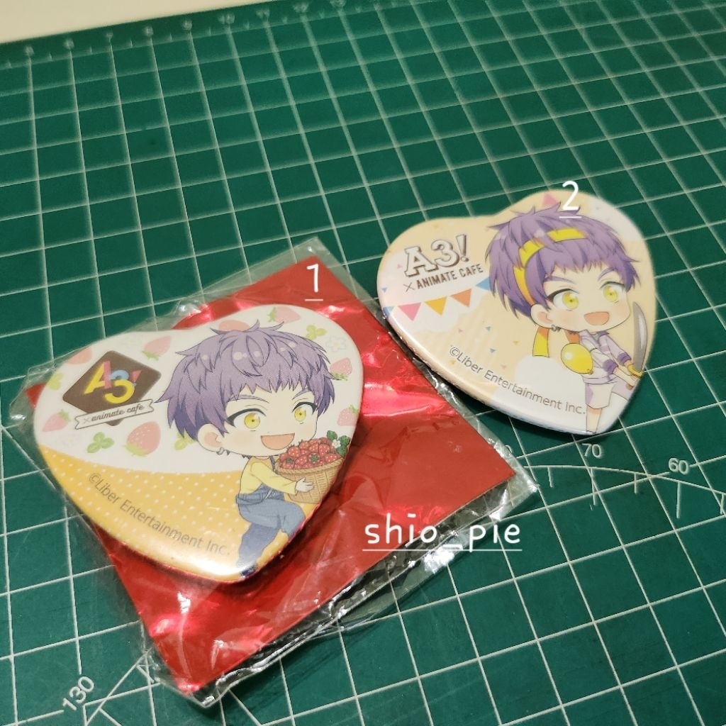 A3 Mankai heart canbadge can badge Kumon Hyodo