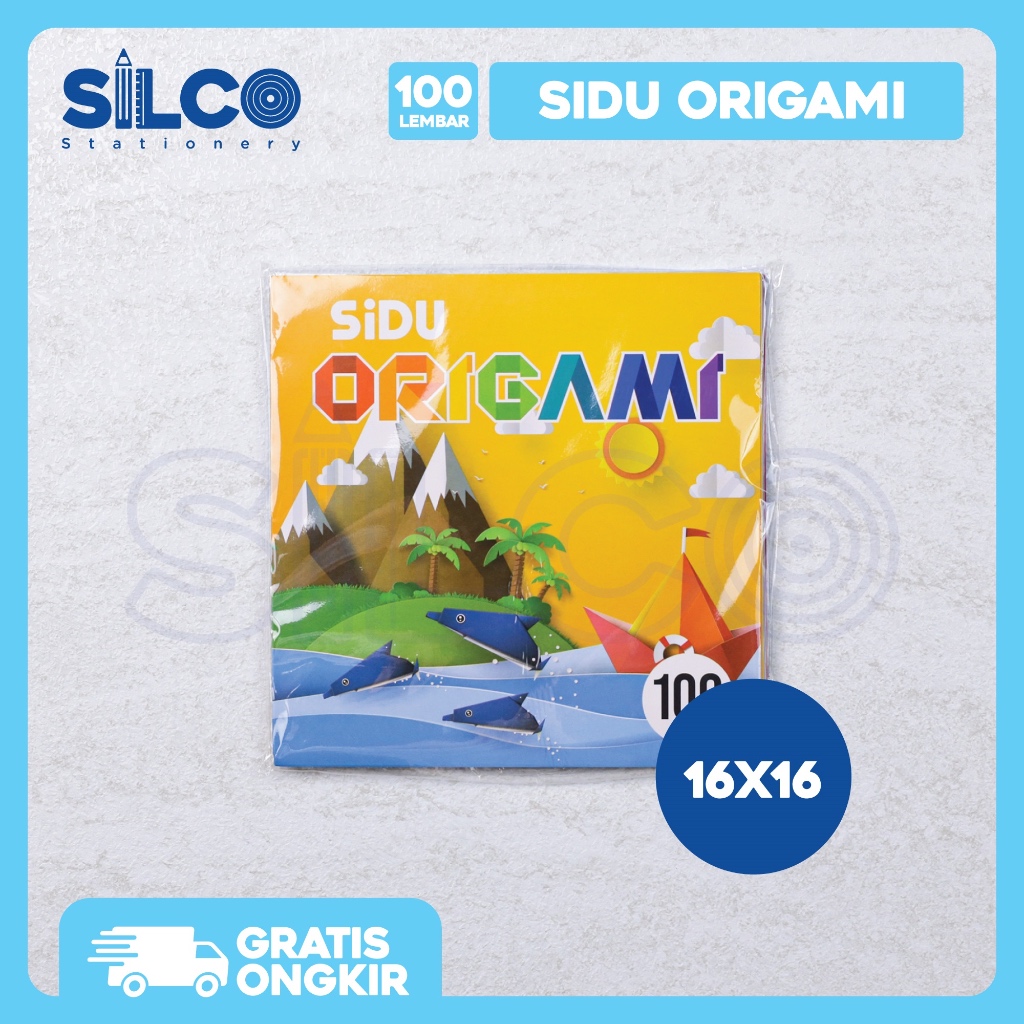 

Kertas Origami SIDU 12X12 / 14X14 / 16X16 100 Lembar [PAK]
