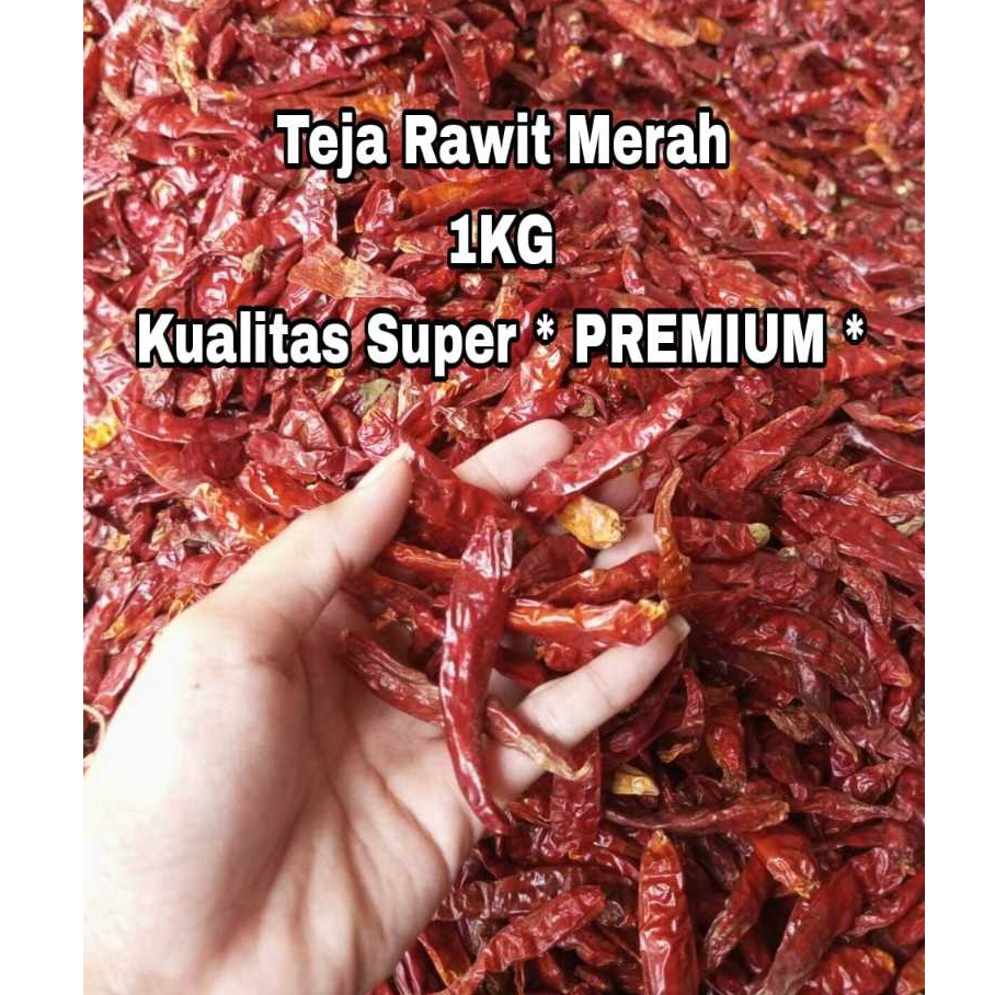 

( 1kg ) CABE RAWIT/CENGEK KERING TEJA KUALITAS SUPER PEDAS