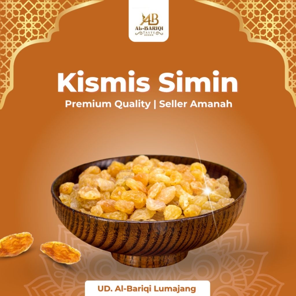 

KISMIS SIMIN | Cemilan Sehat Untuk Diet, Hidup Sehat, Promil - Tinggi Serat Membantu Meningkatkan Daya Ingat Otak dan Tinggi Anti Oksidan