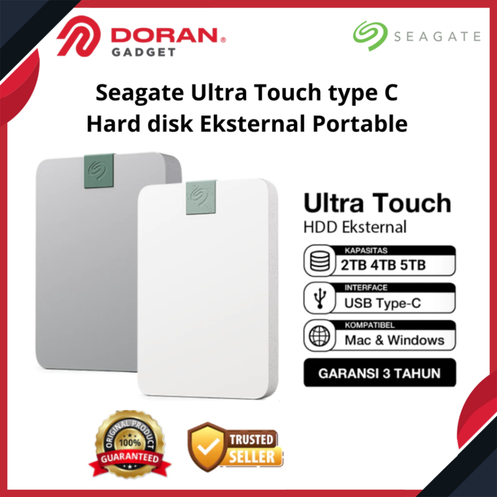 Hardisk Hard disk Hard Disk HD HDD Hardisk External Eksternal Portable 2TB 4TB 5TB Seagate Ultra Tou