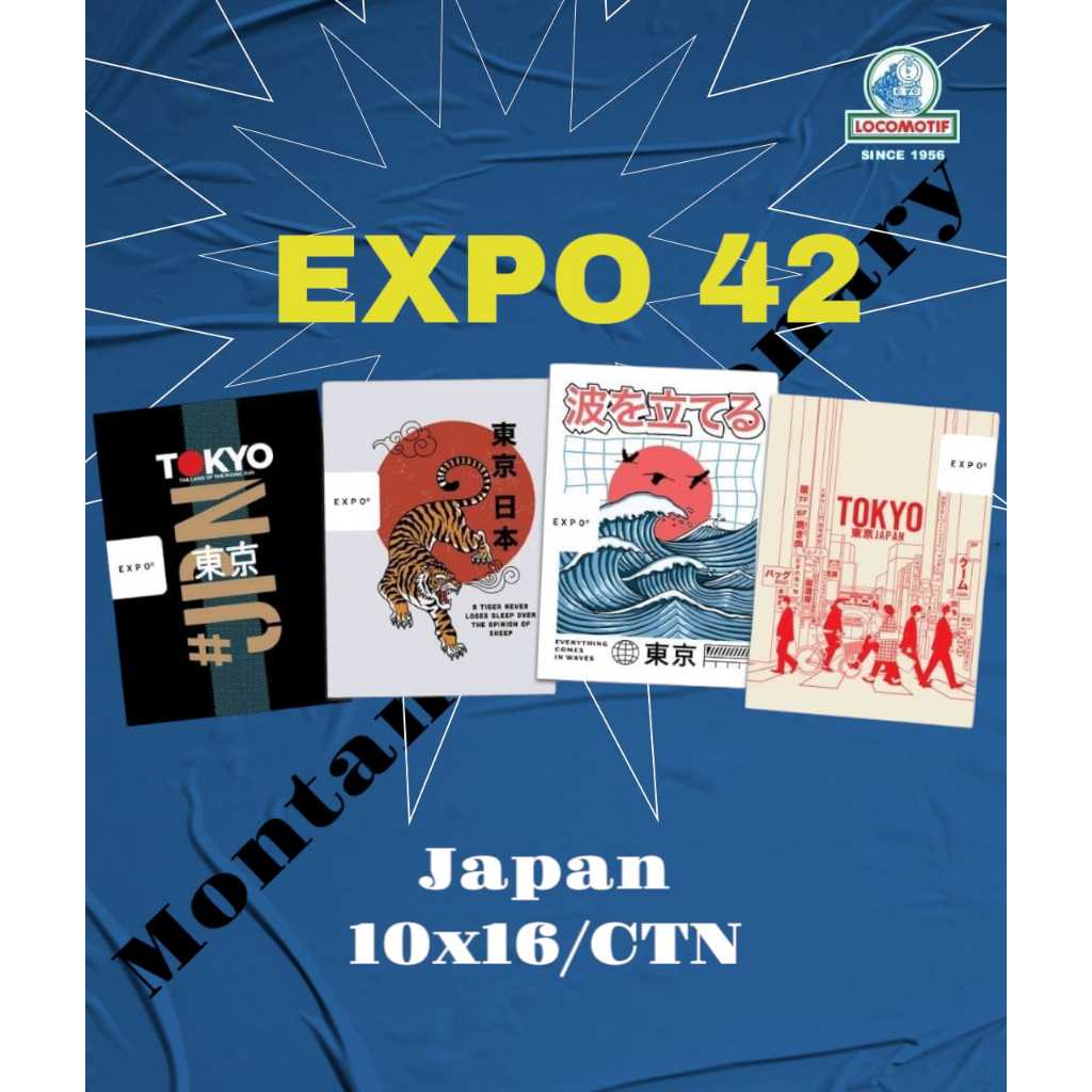 

(10/PAK) BUKU TULIS LOCOMOTIF BOXY ISI 42