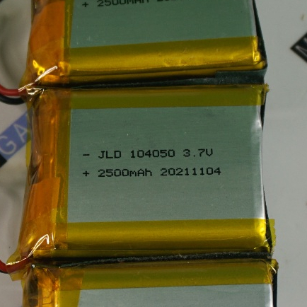 brkh Baterai lithium polimer 5000mah 104050 3.7V li polymer Softpack 2P 2 X 2500mah brkh