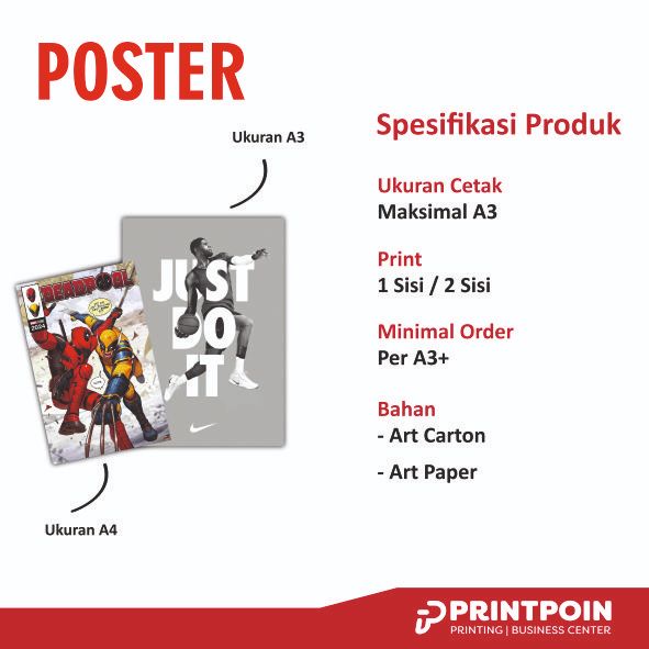 CETAK ART CARTON A3+ ( 260gr ) || CETAK POSTER