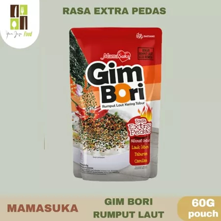 

MamaSuka Gim Bori 60gr Ras Extra Hot / Gim Bori / Versi Botol