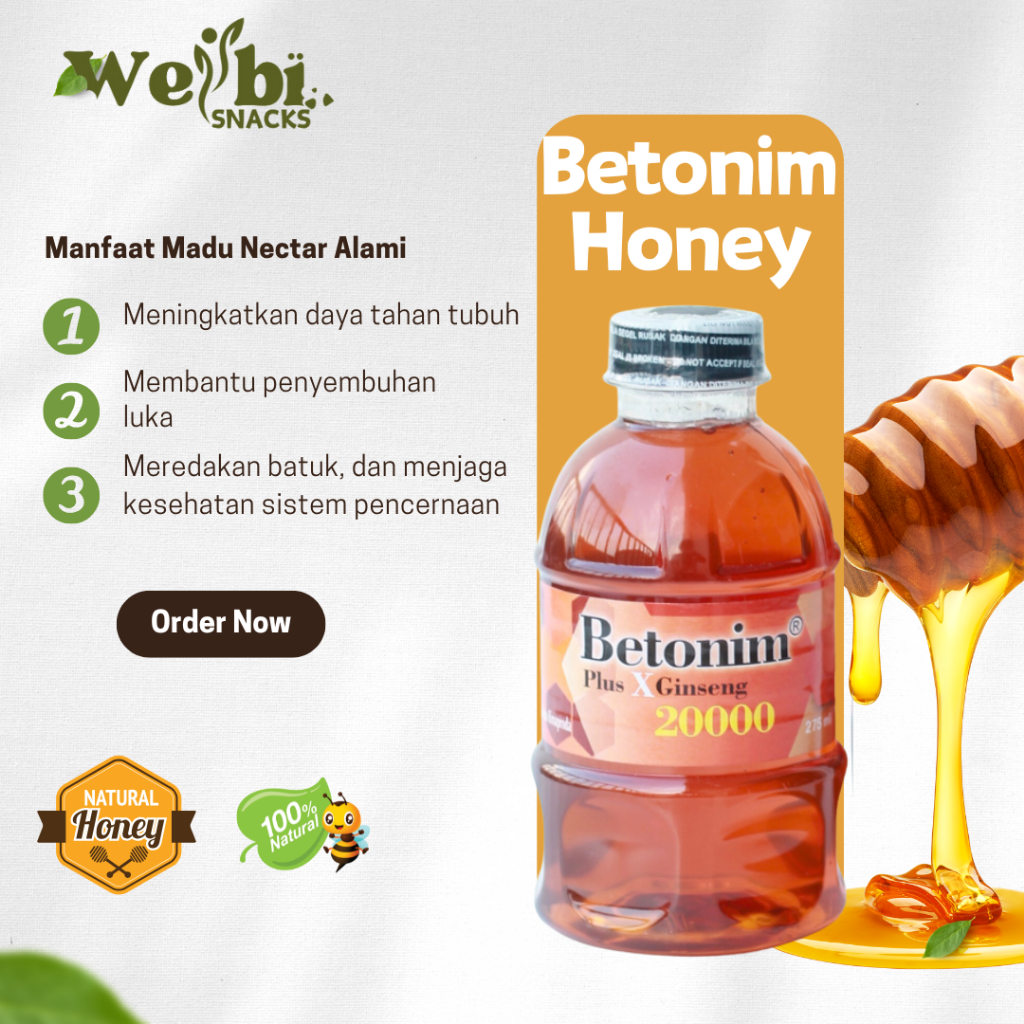 

Betonim Madu Royal Jelly Ekstra Ginseng 275ml