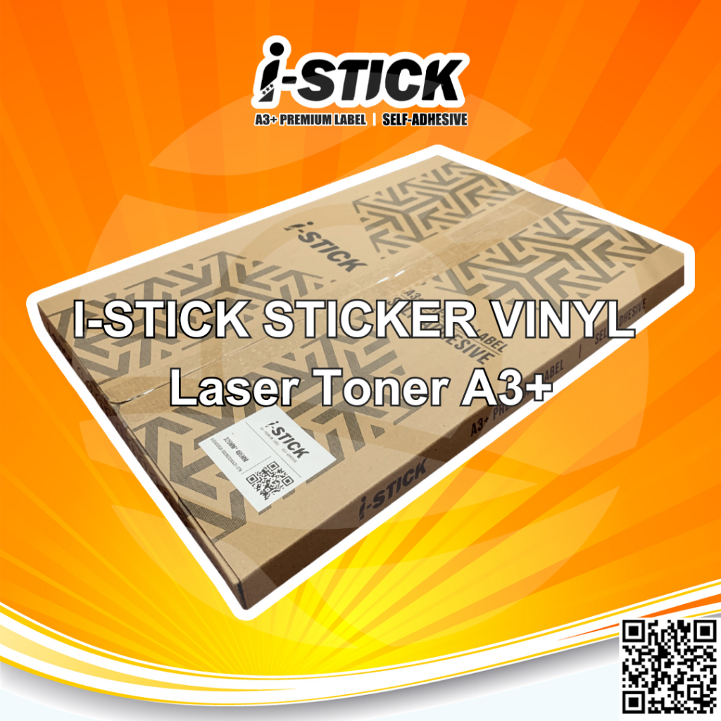 

i Stick Stiker Vinyl Laser Digital Print Laser A3+ Pack