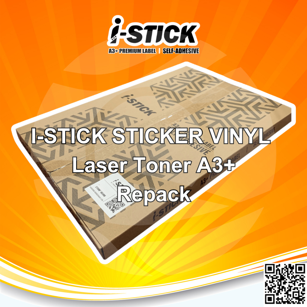 

i Stick Stiker Vinyl Laser Digital Print Laser A3+ Repack 25