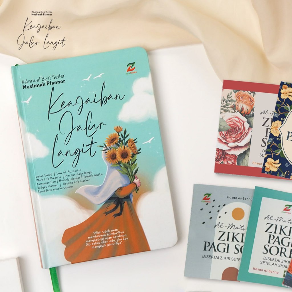 Ziyadbooks Official Buku Muslimah Planner Diary Aesthetic Journal Book Planner Catatan Jurnal Harian