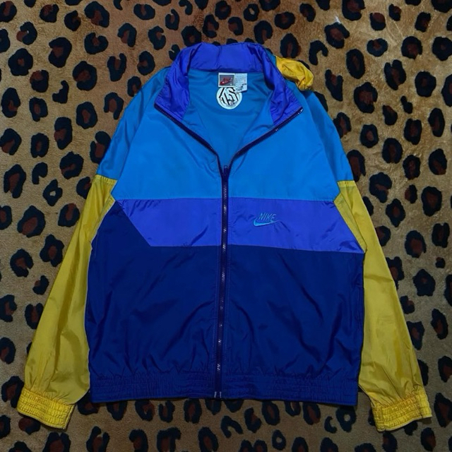 Vtg 80’s Windbreaker Jacket Nike Colorblock