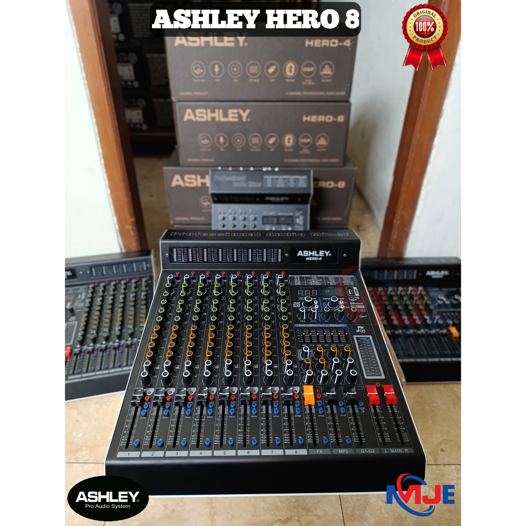 Mixer Ashley Hero 8 compress mixer ashley 8 chanel