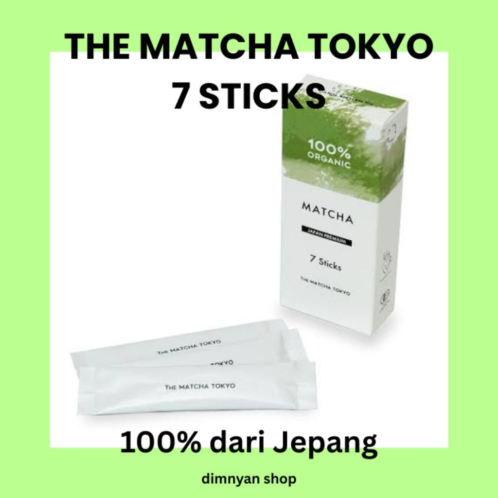 

Matcha Jepang Premium – The Matcha Tokyo 7 Sachet (Sticks)