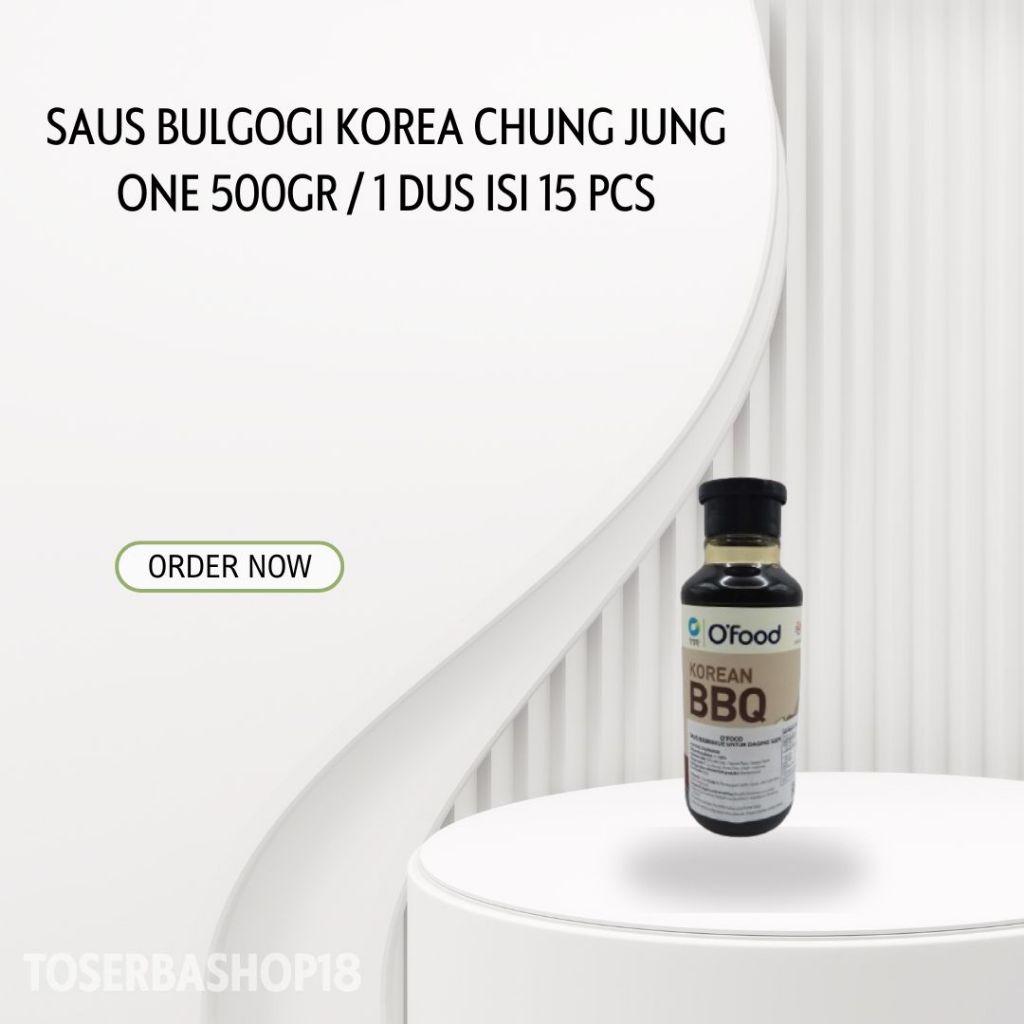 

SAUS BULGOGI KOREA CHUNG JUNG ONE 500GR / 1 DUS ISI 15 PCS