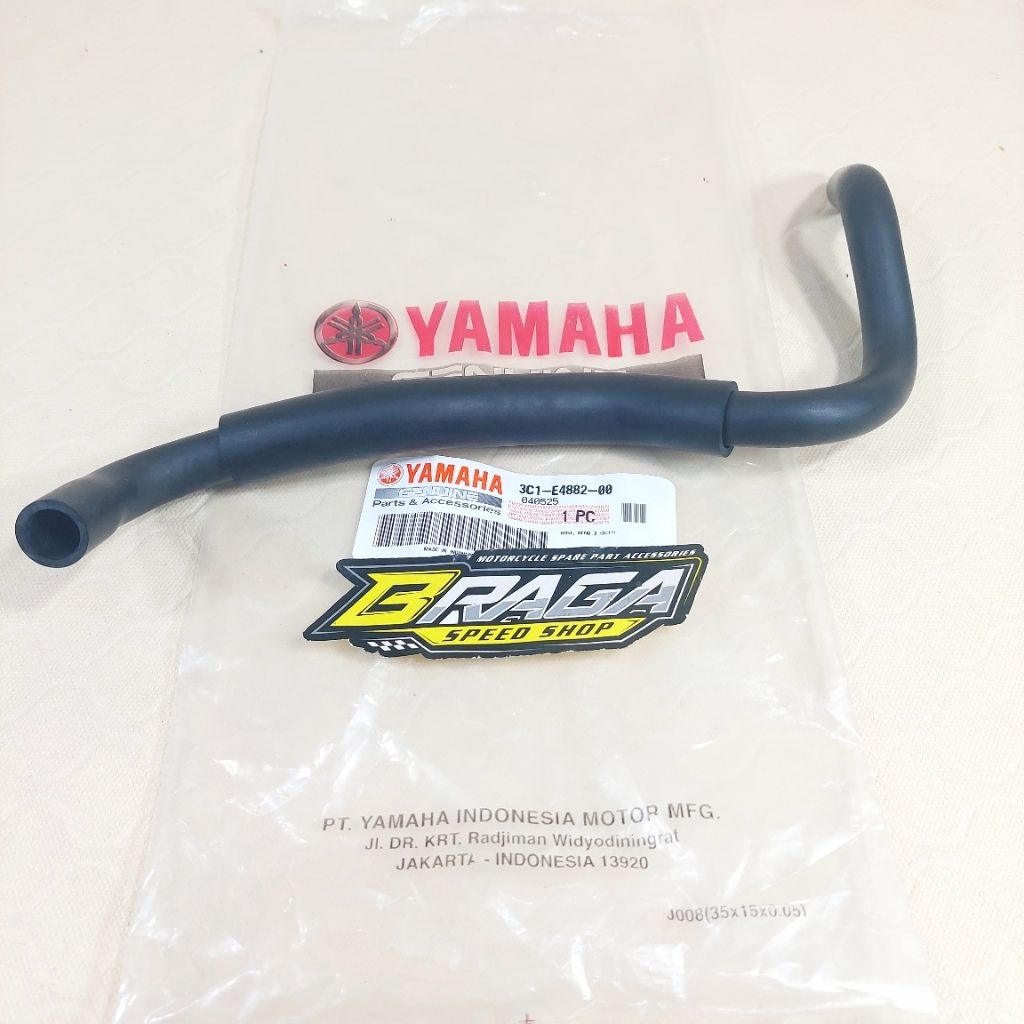 HOSE BEND 2 SELANG AIS UDARA KE BOX FILTER KIRI VIXION OLD ORIGINAL YGP ASLI ORIGINAL YAMAHA 3C1-E48