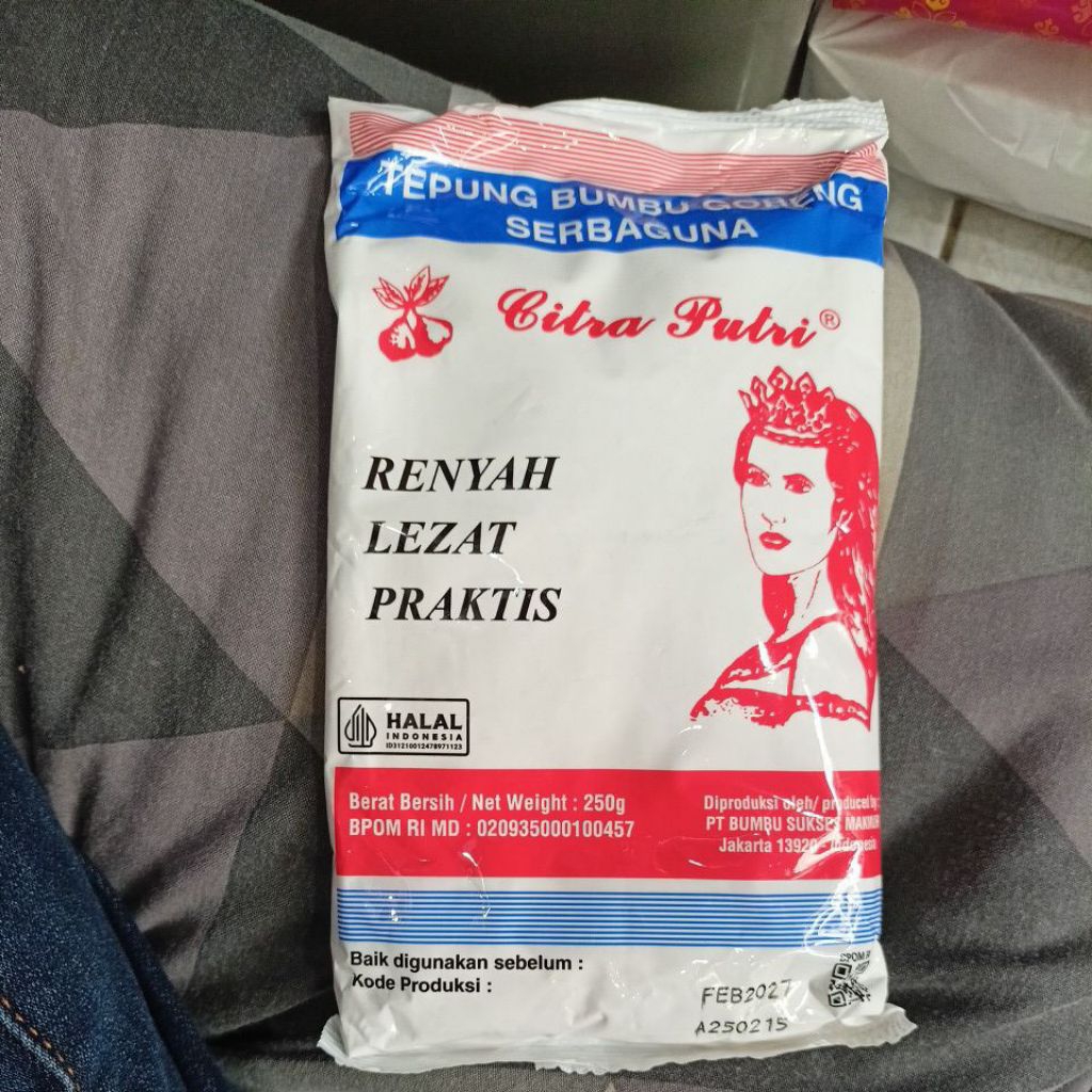 

Tepung Putri Tepung Bumbu Serbaguna 250 Gram