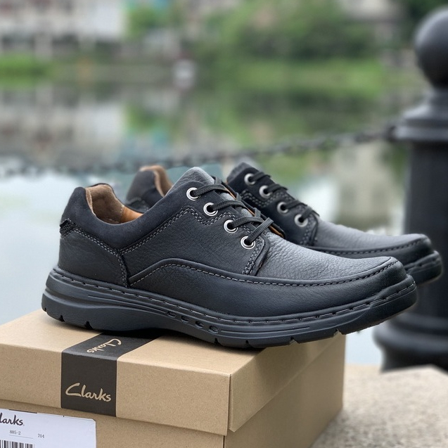 Original Clarks Genuine Leather Men Boot Shoes 7091452