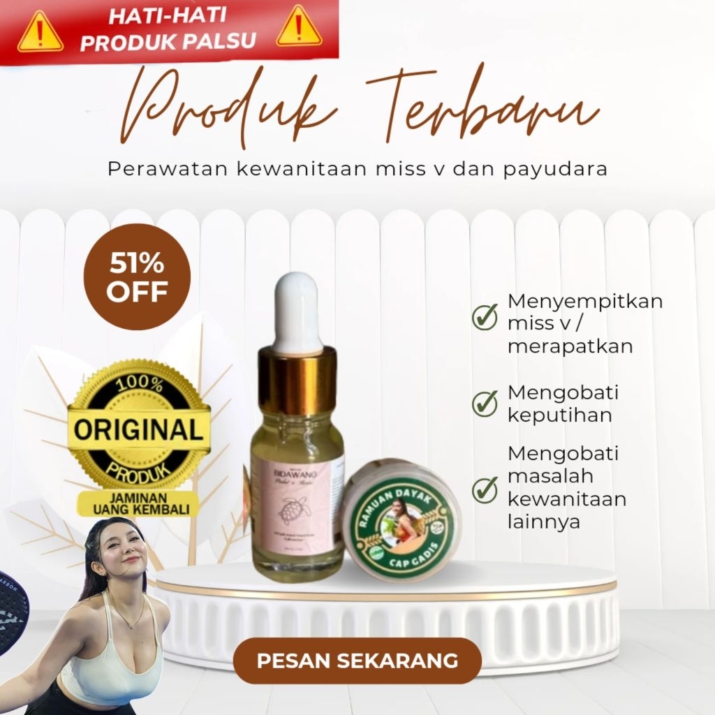 2 in 1 ramuan asli dayak minyak bulus dan cap gadis dari kalimantan atasi segala masalah pada wanita