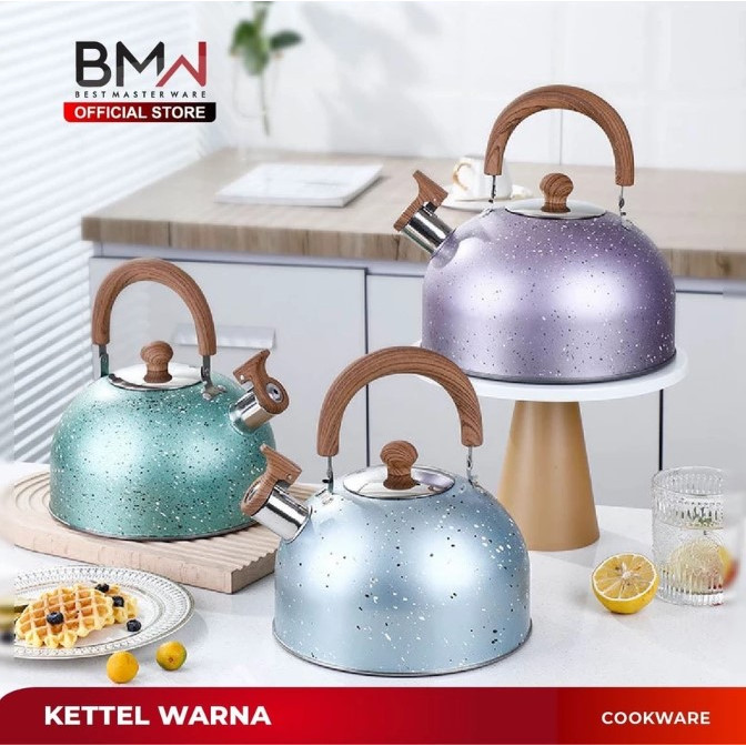 Teko 4 Liter Kettle Stainless Steel/ Ceret Air Panas Ketel Air /teko siul/teko bunyi/ceret siul/cere
