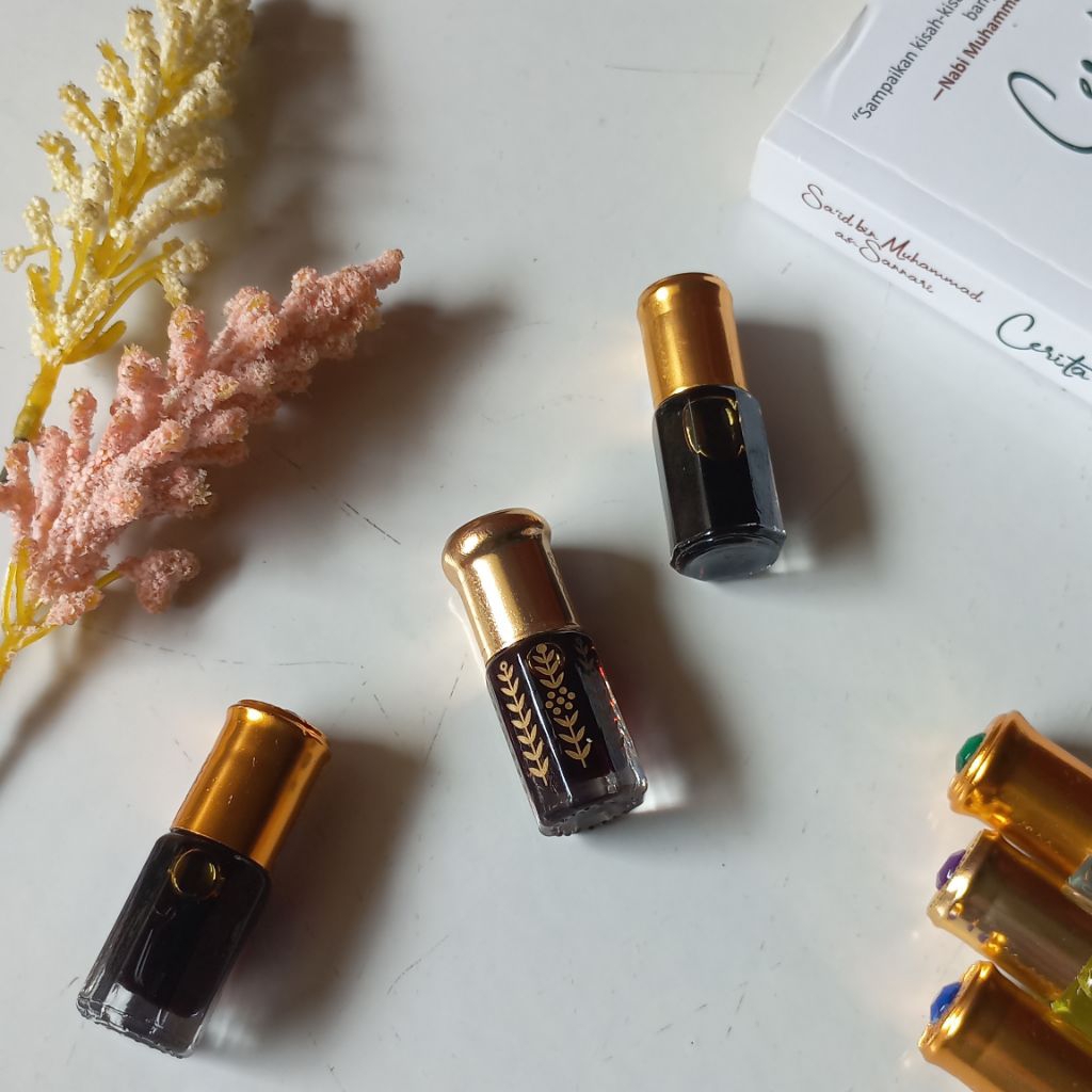 HAJAR ASWAD SYAMAMUN NAIM (3ml/6ml/10ml) / Parfum Ibadah non alkohol / Souvenir Haji dan Umroh