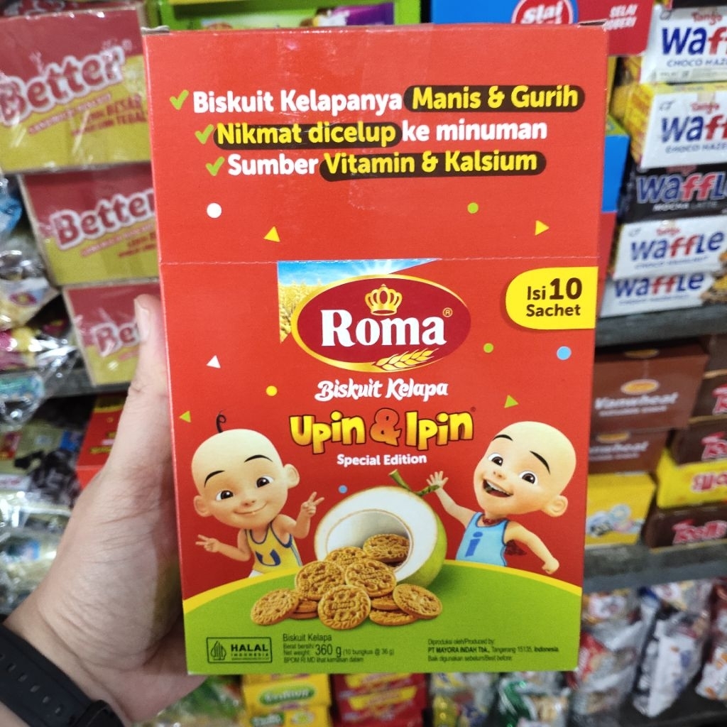 

Roma Biskuit Kelapa Sachet isi 10