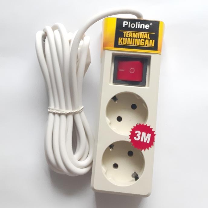 PIOLINE STOP KONTAK KABEL KUNINGAN 3 METER