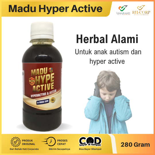 

Rehab Hati Herbal Madu Hype Active Khusus Untuk Anak Penderita Hyperactive Dan Autis / Autism
