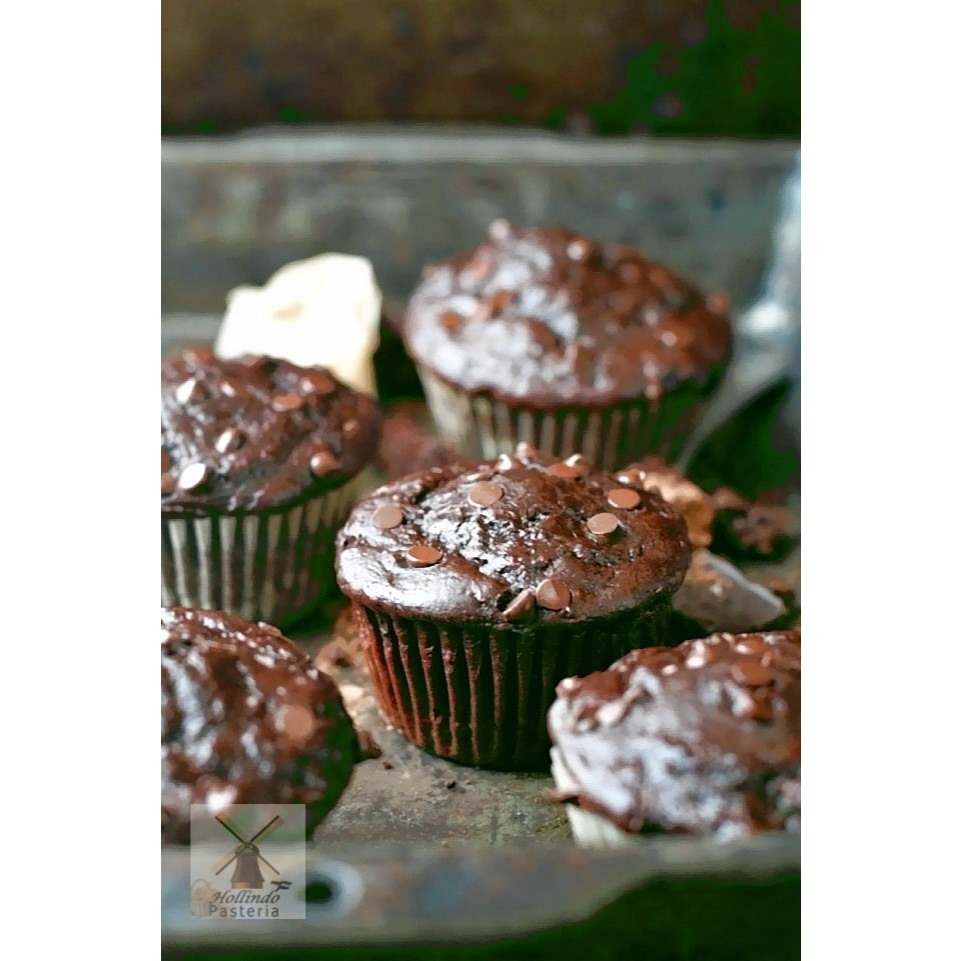 

Chocolate Almond Flour Zucchini Muffins (Paleo, Vegan, Gluten Free) pack of 5 muffins