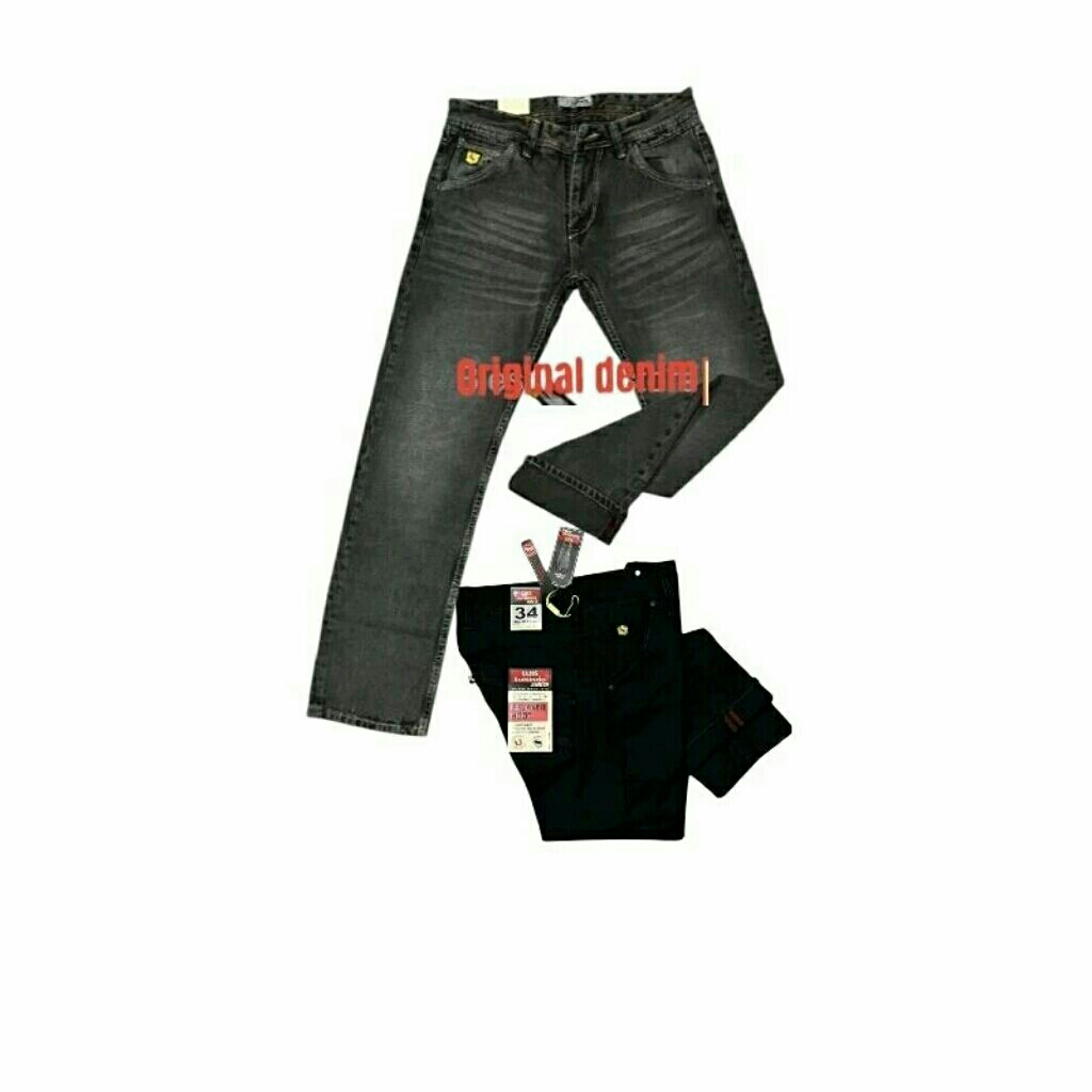 Celana Panjang XHUGO BLESS Fashion Pria Leguler Fit // Celana Fashion Pria Denim Kekinian // Fashion