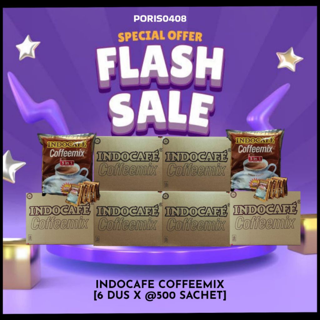 

INDOCAFE COFFEEMIX [6 DUS X @500 SACHET]