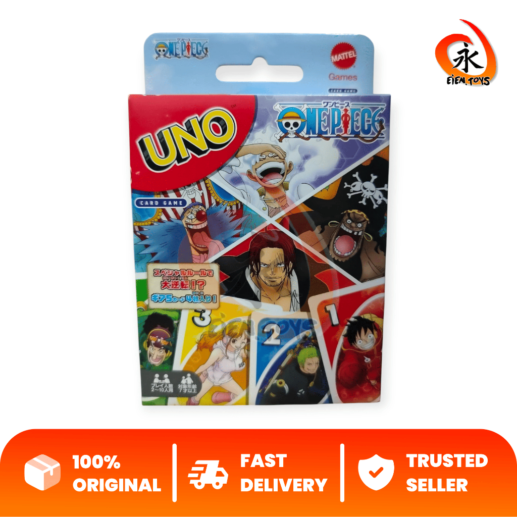 One Piece UNO Arc Egghead & Yonkou Board Game Japan Edition - Eien Toys