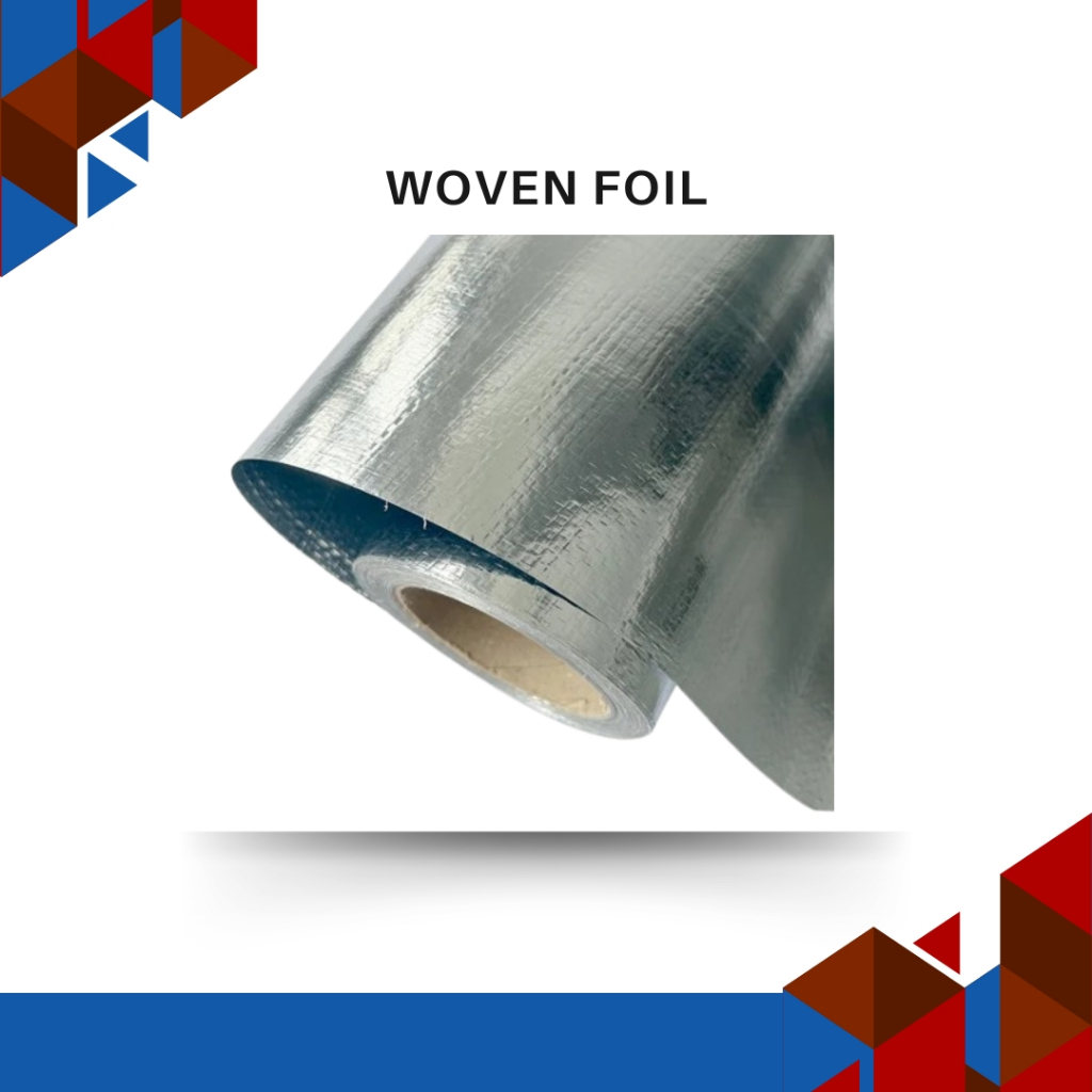 Alumunium Woven Foil | Double Side | Peredam Panas Atap