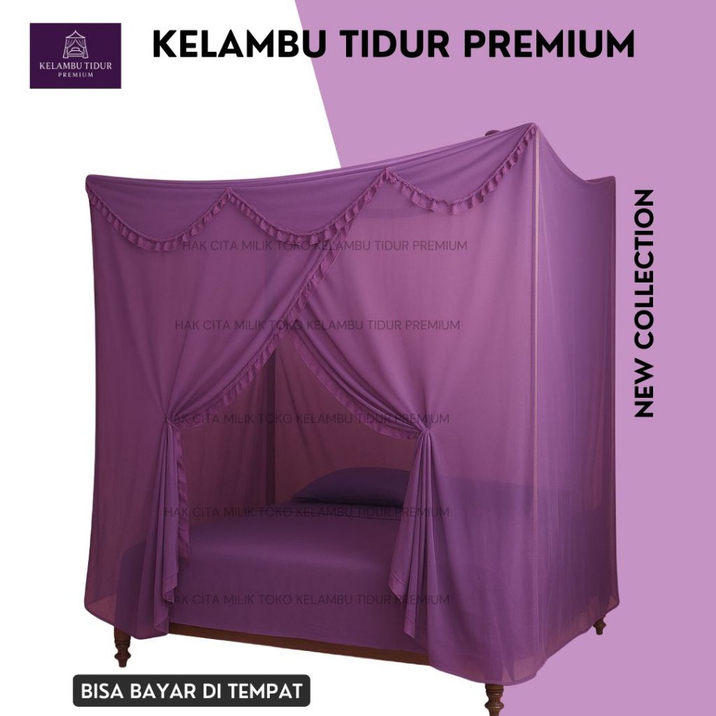 Selambu Gantung Kelambu Tidur Anti Nyamuk Tebal, Kuat dan Tidak Bau - Selambu Dewasa