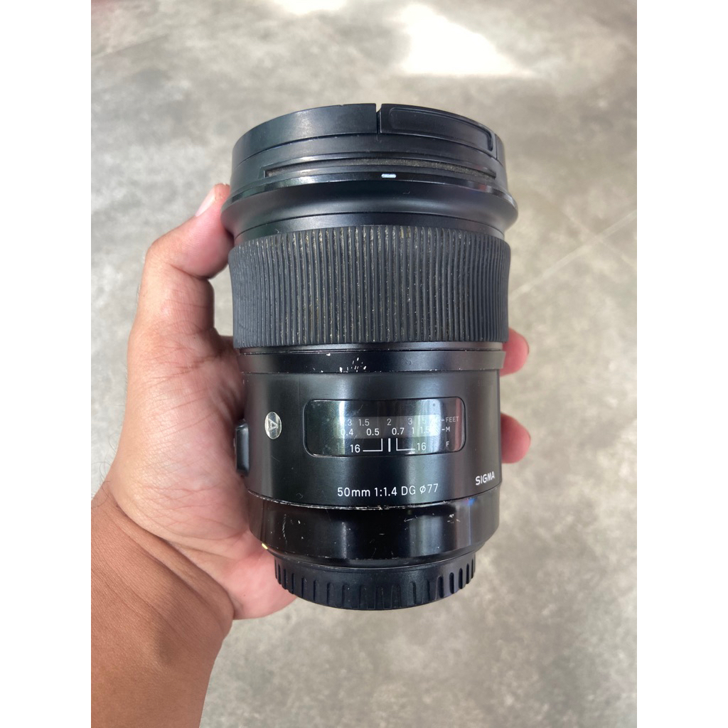 Lensa sigma art 50mm 1.4 for canon