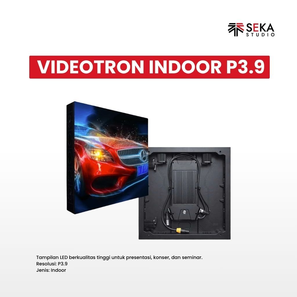 Seka Studio Lampu LED Videotron Indoor P3.9