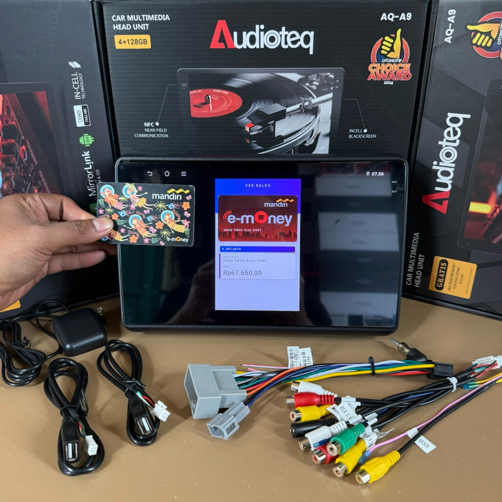 HEAD UNIT ANDROID HRV 10” RAM 4/128 NFC ANDROID AUDIOTEQ NFC RAM 4/128 GB - NFC - INCELL BLACK SCREE