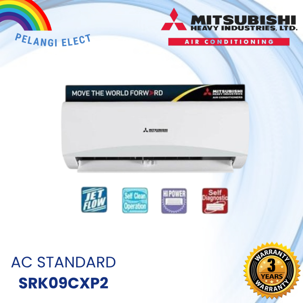 AC 1 PK MITSUBISHI HEAVY INDUSTRIES STANDAR SRK09CXP-W3/WH
