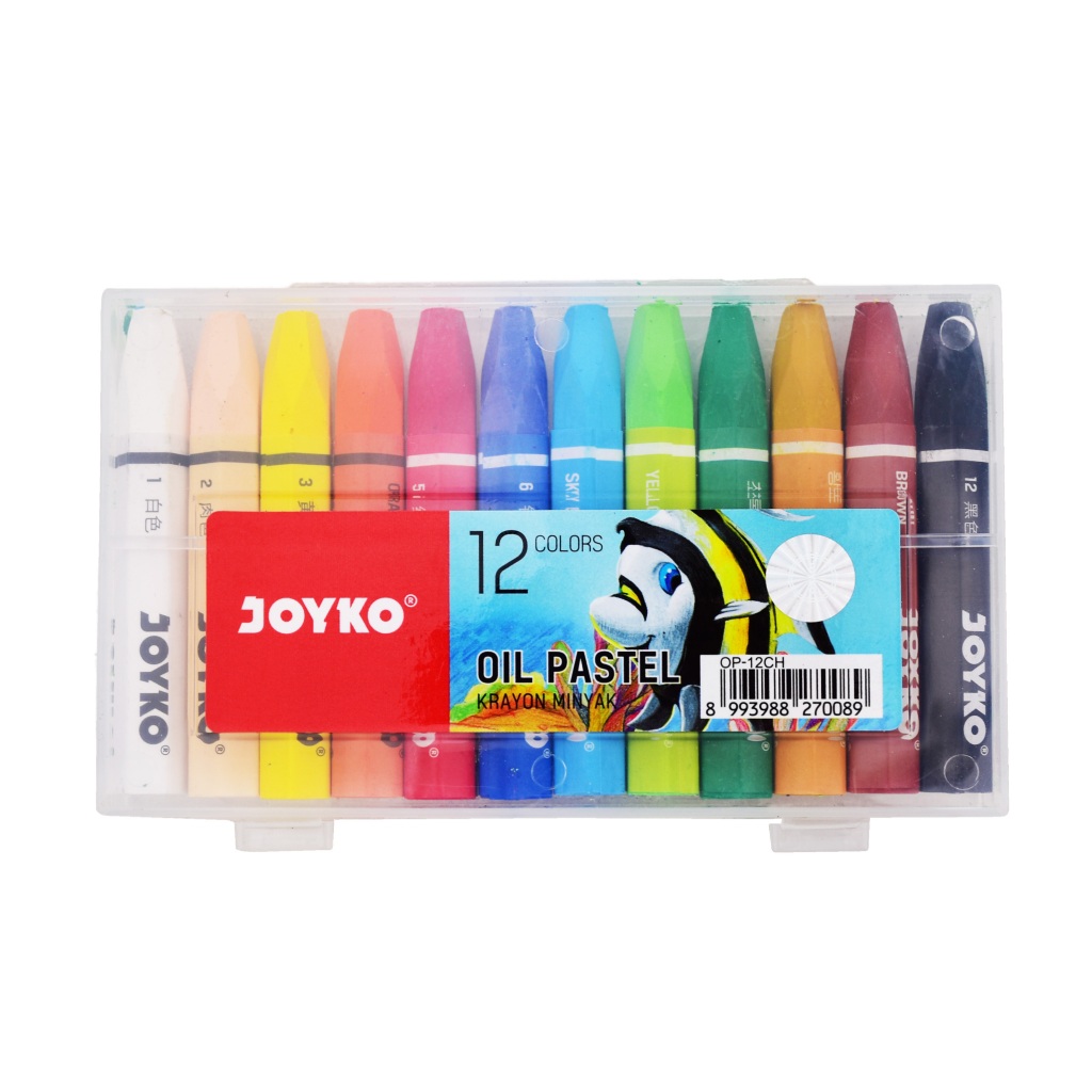 

NL (1 set) Crayon Merek Joyko OP 12CH / crayon minyak