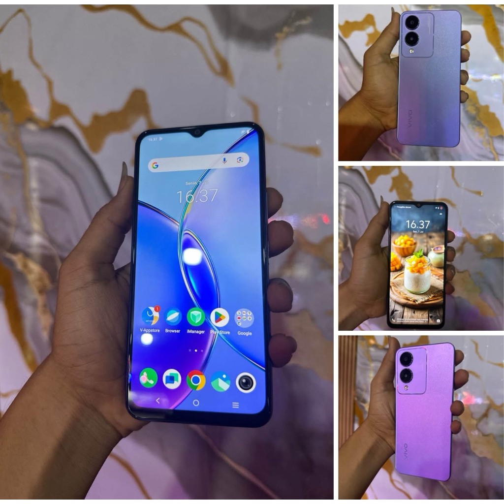 VIVO Y17S 12GB (6+6) 128GB SECOND ORIGINAL HP CAS