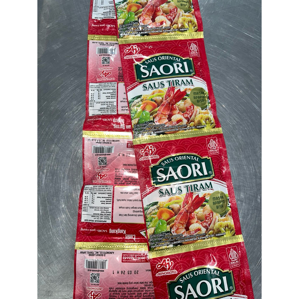

Saori saos tiram saus asam manis sachett 23ml x 12pcs - praktis & lezat