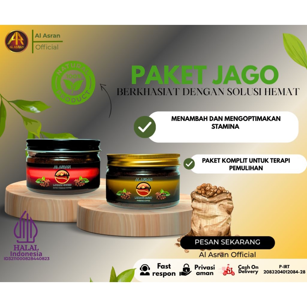 

NEW Kopi lanang jagat & Kopi Lanang Godeg AL ASRAN [PAKET JAGO]