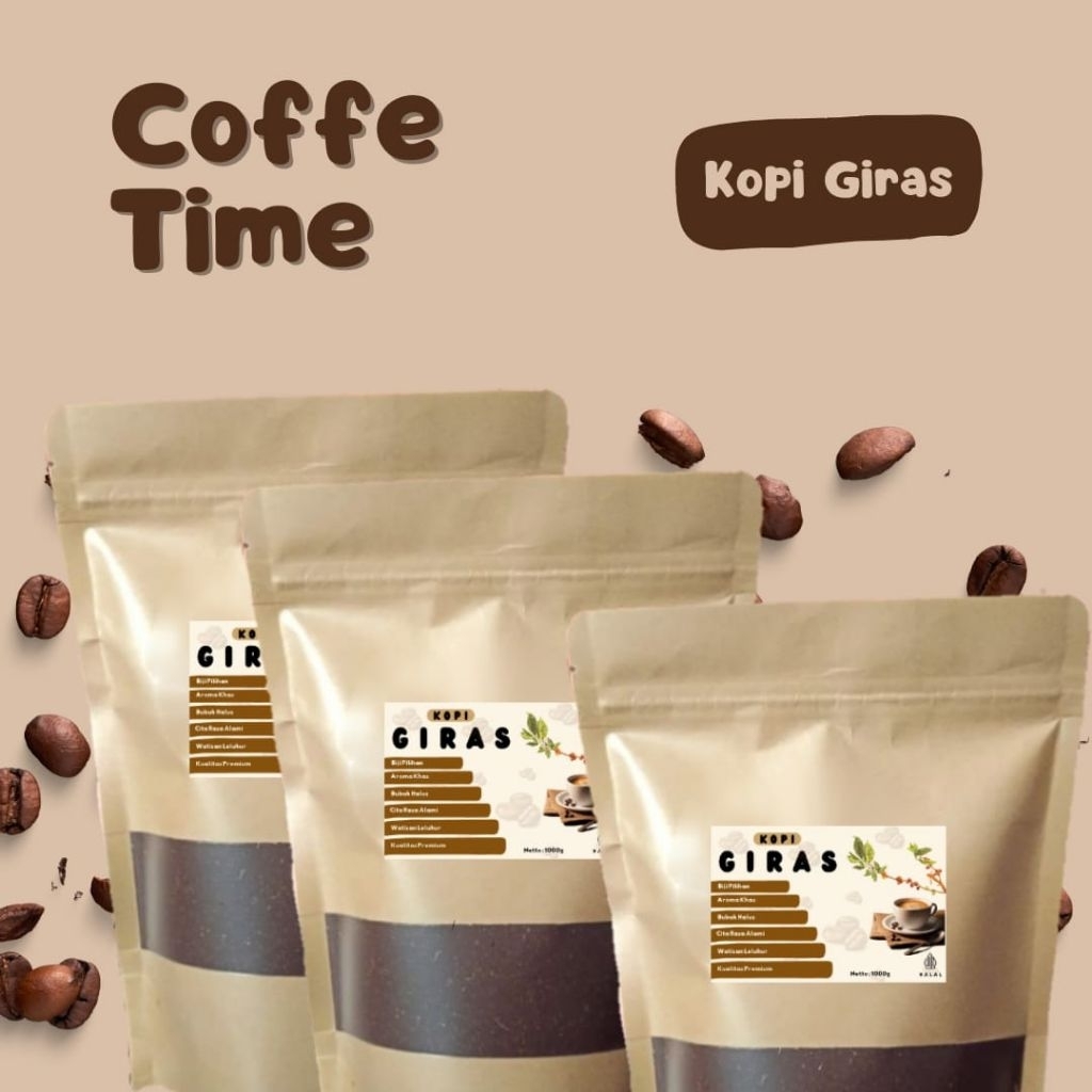 

500 Gram BUBUK KOPI VIRAL,MURNI PANGGUNG GIRAS PREMIUM