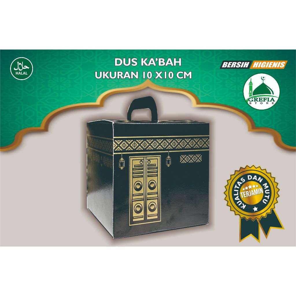 

Dus Model Ka'bah 25 pcs/pack l Box Dus Ka'bah Hitam Oleh-oleh Haji dan Umrah